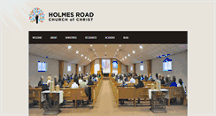 Desktop Screenshot of holmesroadchurch.com